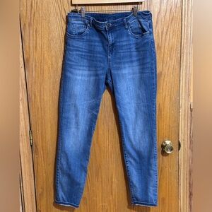 Kut from the Kloth sz 16 women’s Dark Wash toothpick  Skinny Jeans JB 1